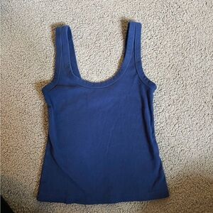 Abercrombie & Fitch Navy Tank Top
